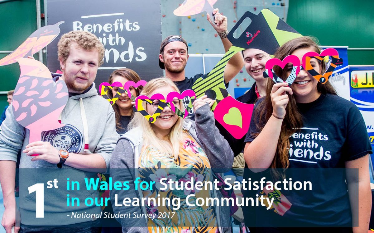 1st in wales for learning community (NSS 2017)